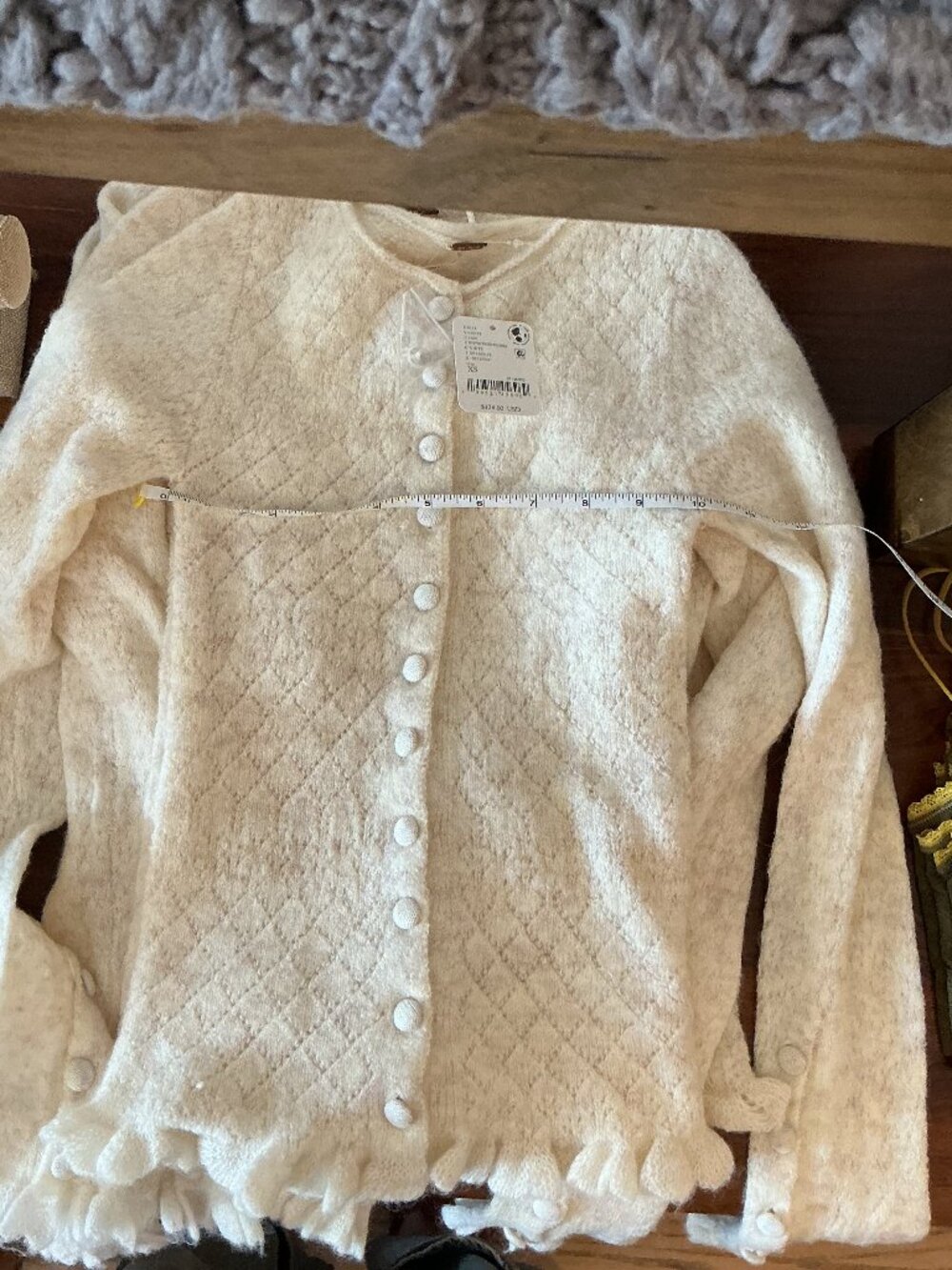 Free People Love Cardi / Winter White - Picture 7 of 9